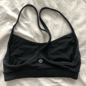Lululemon black sports bra size 2